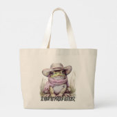 Launige Frosch-Tragetasche Jumbo Stoffbeutel (Rückseite)