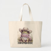 Launige Frosch-Tragetasche Jumbo Stoffbeutel (Vorne)