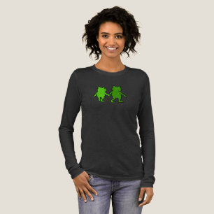 Launige Froschreise-Zusammen-Illustration Tri-Blend Shirt