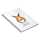 Launige Fuchs-Illustration Notizblock (Rechte Seite)