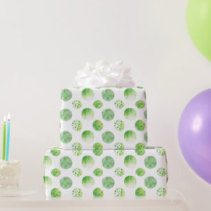 Launige Grüne Punkte Geburtstag Geschenkpapier