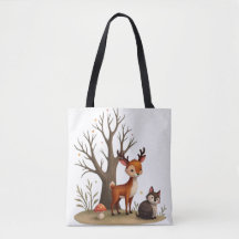 Launige Hirsch- und Igel-Tasche