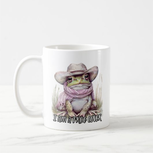 Launige Kaffeetasse mit Frosch (Links)