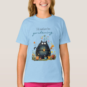 Launige Katzen-Gärtnerin "Ich würde lieber gärtner T-Shirt