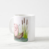Launige Schweinefischertasse Kaffeetasse (Vorderseite Links)
