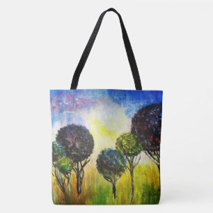Launige Wald-Tasche mit All-Over-Print  Tasche