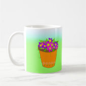 Launiger Blumentopf Kaffeetasse (Links)