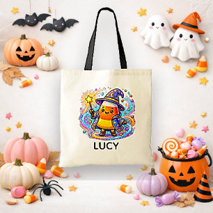Launiger Candy Corn Zauberer Trick-or-Treat  Tragetasche