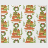 Launiger Chipmunk und Kiefer Geschenkpapier (Flach)