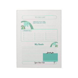 Launiger Elefant To-Do-Liste Planer Notizblock