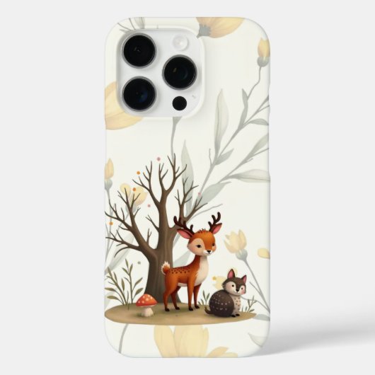 Launiger Hirsch & Igel iPhone/iPad-Hülle Case-Mate iPhone Hülle (Rückseite)