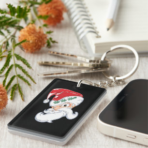 Launiger Ho Ho Ho Weihnachtsmann Weihnachtszeit Schlüsselanhänger