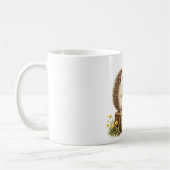 Launiger Igel bläst einen Löwenzahn Kaffeetasse (Links)