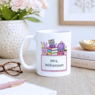 Launiger Lehrer-Monogramm Kaffeetasse
