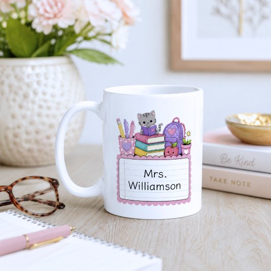 Launiger Lehrer-Monogramm  Kaffeetasse