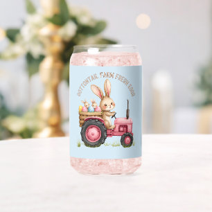 Launiger Osterhasenbauernhof mit Vintage-Traktor Dosenglas