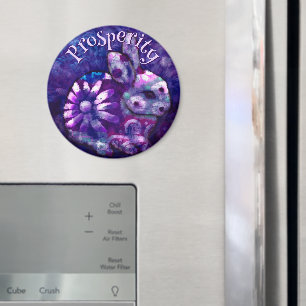 Launiger personalisierter Blumenhase Magnet