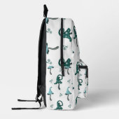 Launiger Rucksack mit Blauem Pilzmuster (Links)