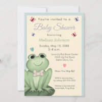 Launiger Staubblauer Creme-Frosch-Baby-Party-Einla