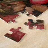 Launiger Vintage-Hase Frühlingsblüten Puzzle (Seite)