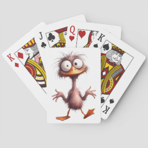 Launiger Vogel Spielkarten