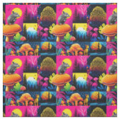 Launiger Wald-Patchwork Stoff (Muster)