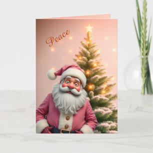 Launiger Weihnachtsmann-Papier-Weihnachten Karte