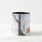 Launiger Winter-Cottage-Mug Tasse (Zentrum)