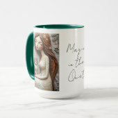 Launiger Winterkatzen-Fee-Mug Tasse (Vorderseite Links)