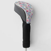 Launiges Pilzhaus-Muster (6) Golf Headcover (angewinkelt)