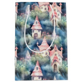 Launiges Pilzhaus-Muster (8) Mittlere Geschenktüte (Vorderseite)