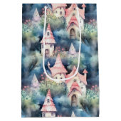 Launiges Pilzhaus-Muster (8) Mittlere Geschenktüte (Rückseite)
