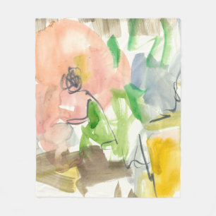 Launisch im Garten II Fleecedecke