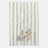 Launische Bären in Aquarell zur Teezeit - Küchentü Geschirrtuch (Vertikal)
