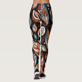 Launische Blätter Leggings (Rückseite)