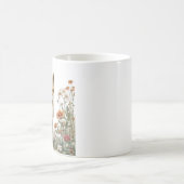 Launische Blumen-Fuchs-Tasse Kaffeetasse (Mittel)