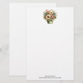 Launische Blumen in einem Pflanzkübel Süß Briefpapier (Vorne/Hinten)
