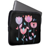 Launische Blumen  Laptopschutzhülle (Vorne Rechts)