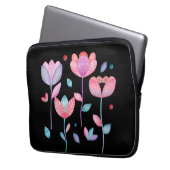 Launische Blumen  Laptopschutzhülle (Vorderseite Links)