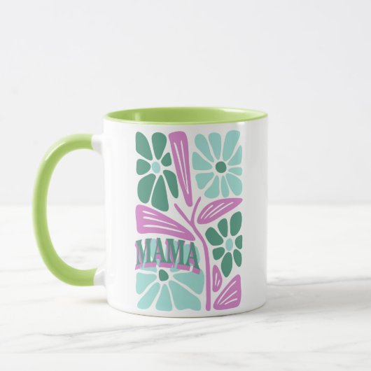 Launische Blumige Mama  Tasse (Links)