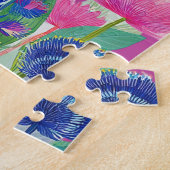 Launische Bunte Honigbiene Wildblume Puzzle (Seite)