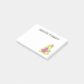Launische Cartoon-Katze Post-it Klebezettel (angewinkelt)