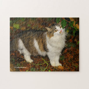Launische Die Katze und die Kamelie Puzzle