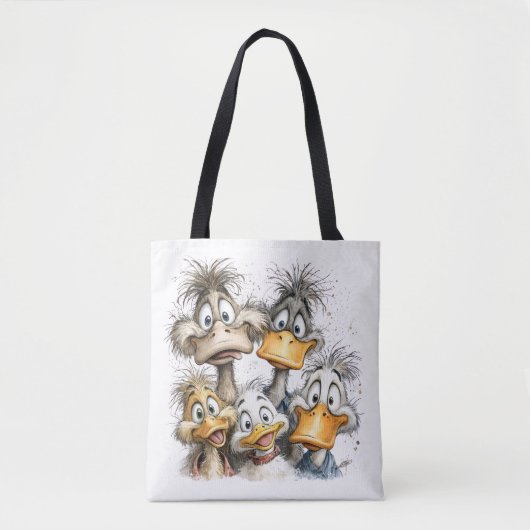 Launische Enten Tasche (Vorderseite)