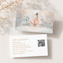 Launische Feen-QR-Code-Visitenkarte