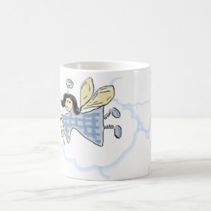 Launische Feenblaue Karos Tasse