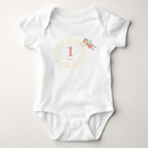 Launische Feenprinzessin Mädchen 1. Geburtstagsfei Baby Strampler