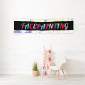 Launische Gesichtsbemalung Gesichtsmaler Künstler Banner (InSitu)