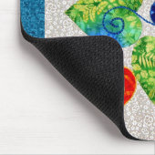 Launische Herz-Steppdecke - Block #1 Mousepad (Ecke)