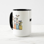 Launische Hunde Tasse (Vorderseite Links)